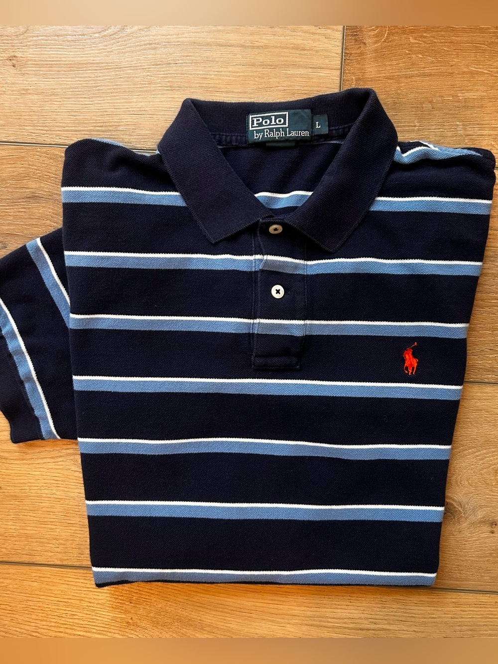 Men’s Ralph Lauren S/S Pique Polo Navy XL